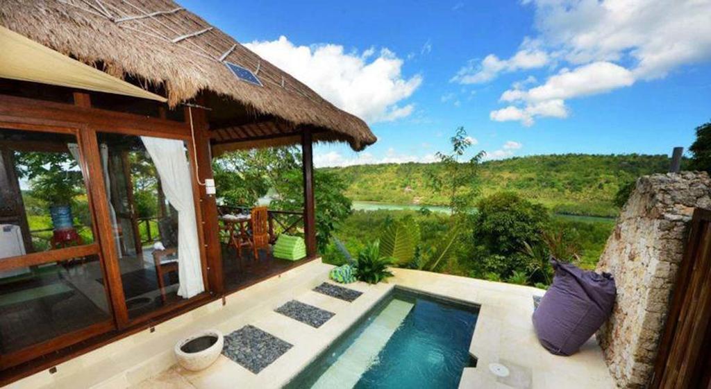 Twin Island Villas & Dive Resort Нуса Лембонган Стая снимка